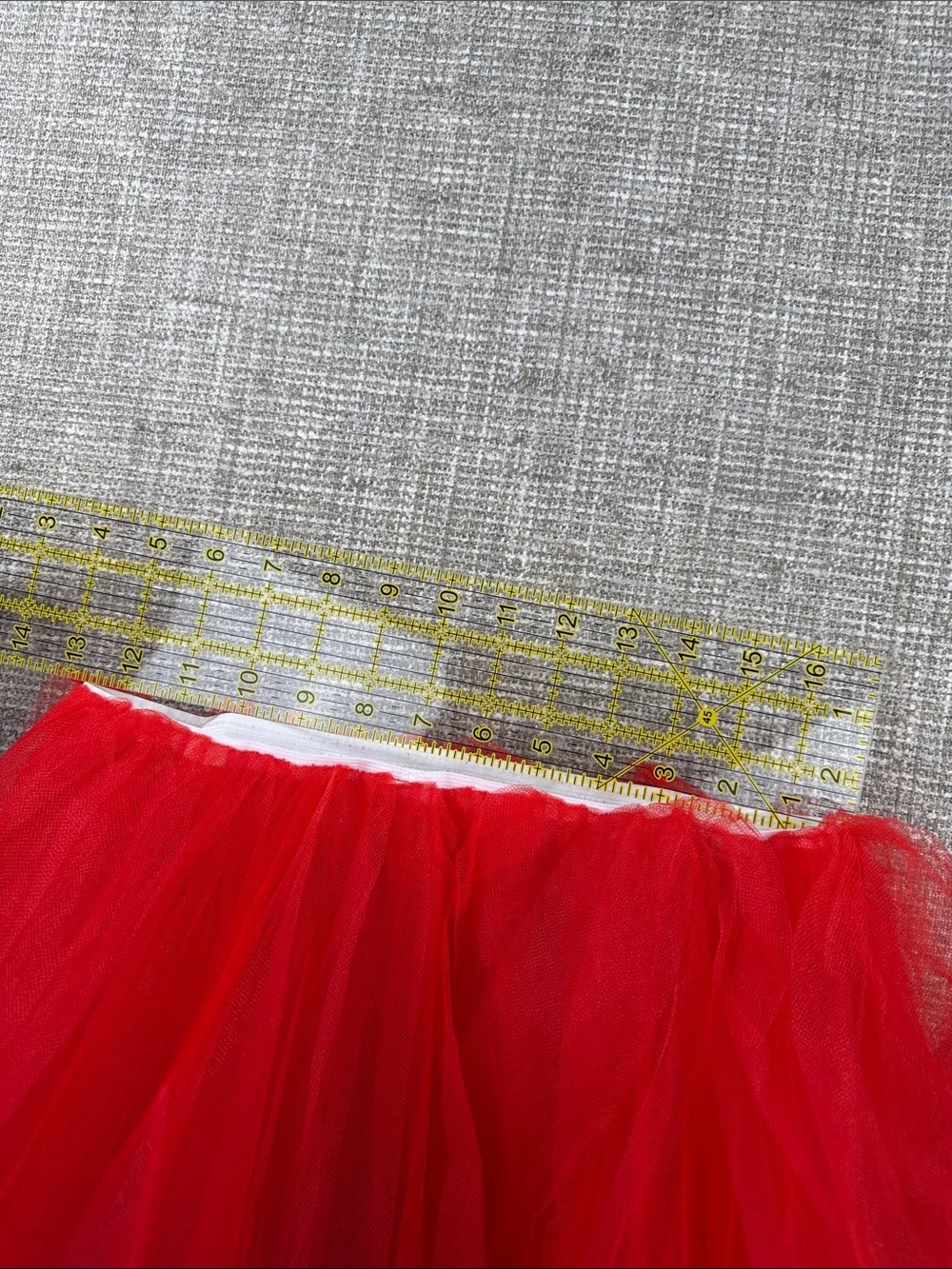 Red Tutu Skirt & Knee-High Socks Set with glasses woman’s small rave party
